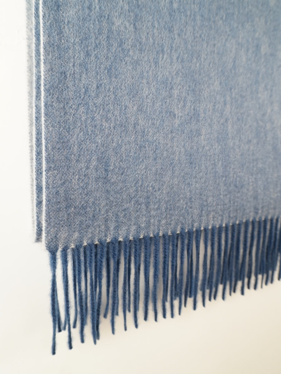 【filpucci】カシミヤ100％リバーシブルスタンダードマフラー