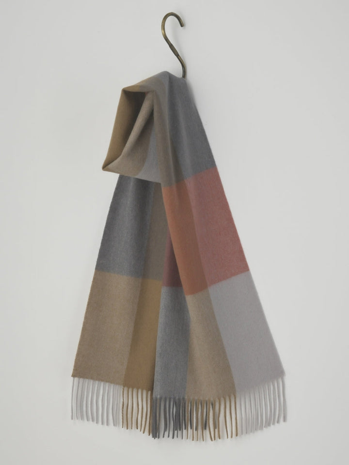 filpucci】カシミヤ100％MIXチェックマフラー① – プラチナカシミヤ