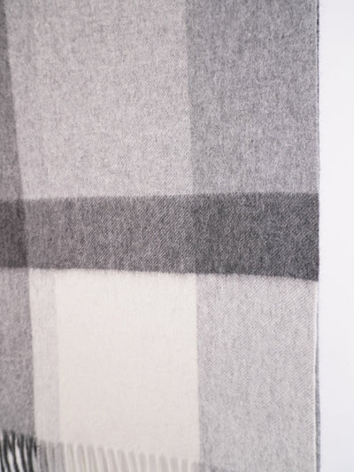 【filpucci】カシミヤ100％MIXチェックマフラー⑫