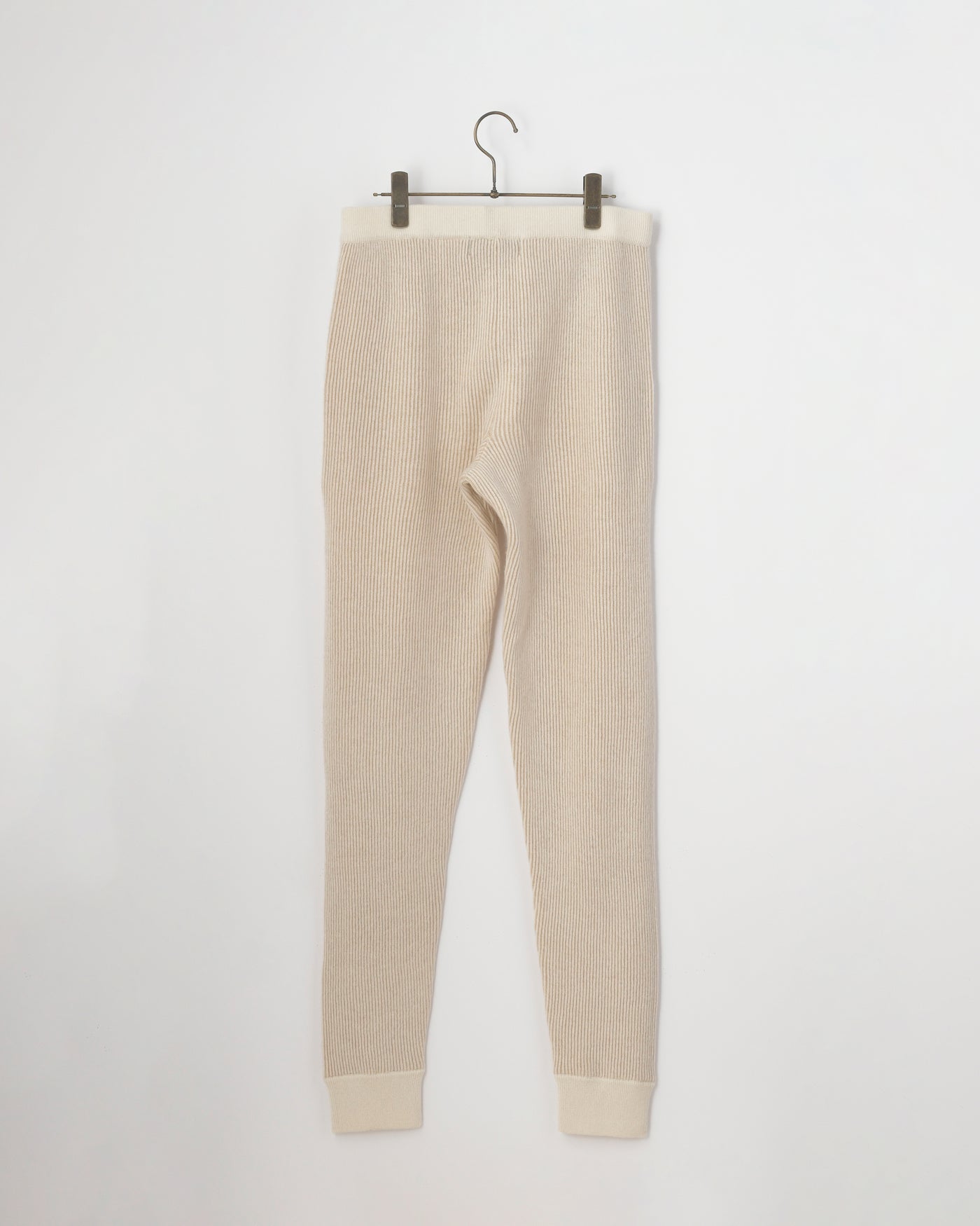 【GRABRE】25最高級カシミヤ100％2重双編みカジュアルパンツ