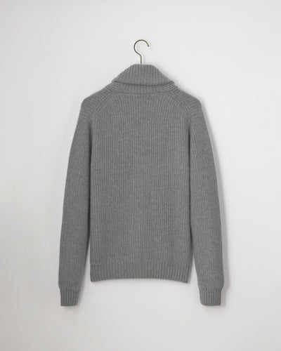 【GRABRE】25最高級カシミヤ100％モダンカーディガン②