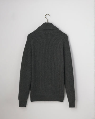 【GRABRE】25最高級カシミヤ100％モダンカーディガン②