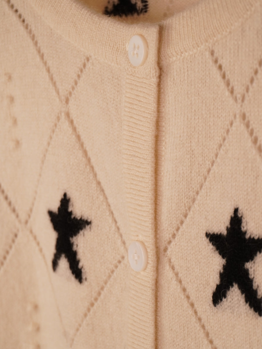 最上級カシミヤ100 mei-mei PLATINUMカーディガン platinum-mei-mei】カシミヤ100％レースアップカーディガン