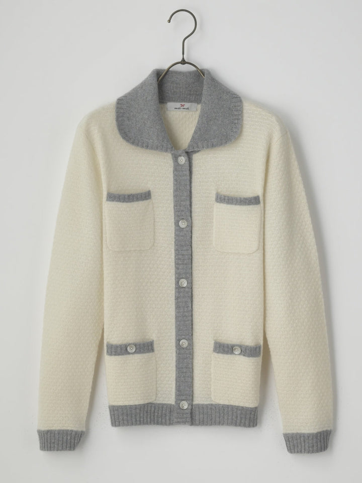 mei-mei】カシミヤ100％スカール②カーディガン – プラチナカシミヤ