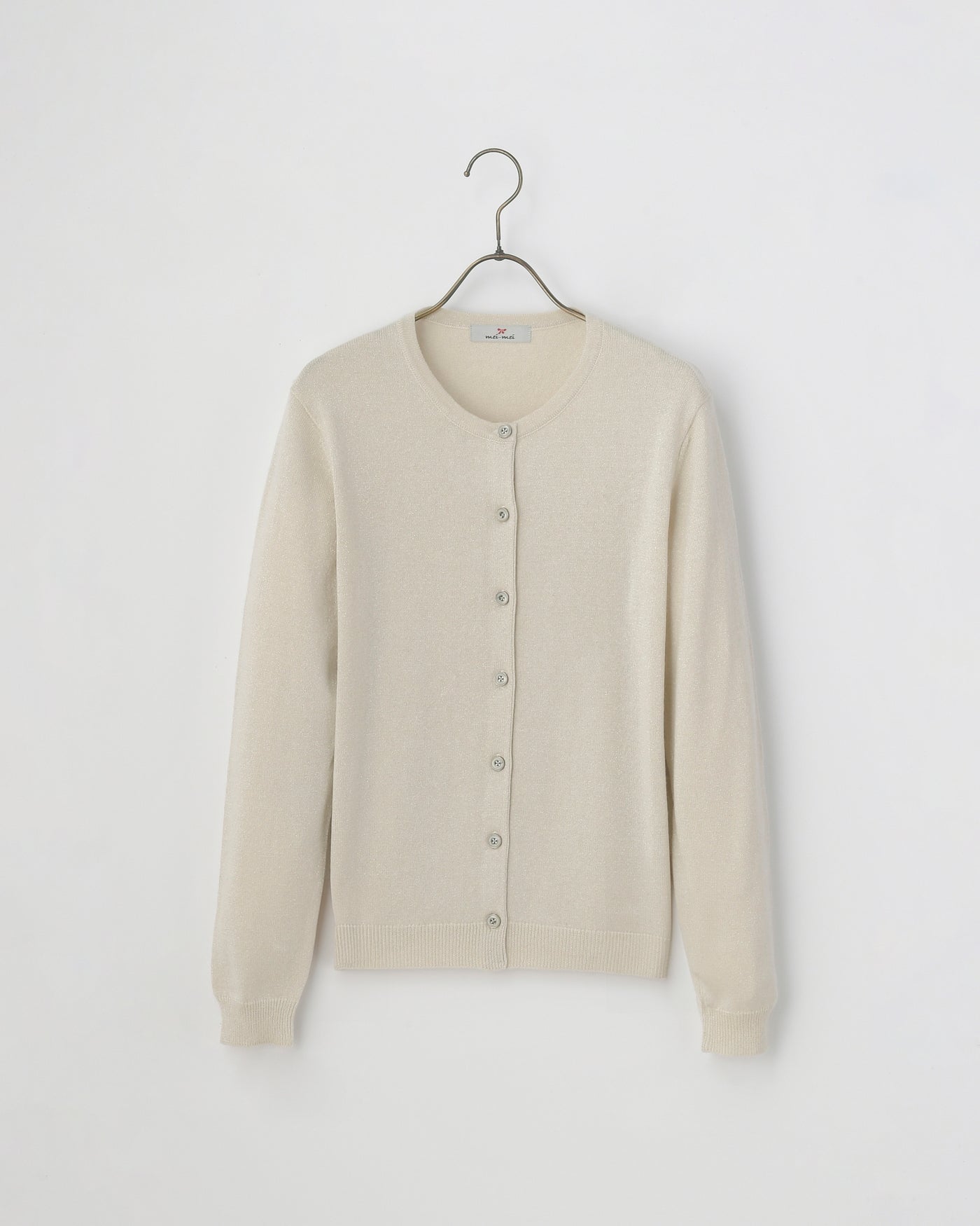 【mei-mei】25シルクカシミヤALLラメカーディガン②