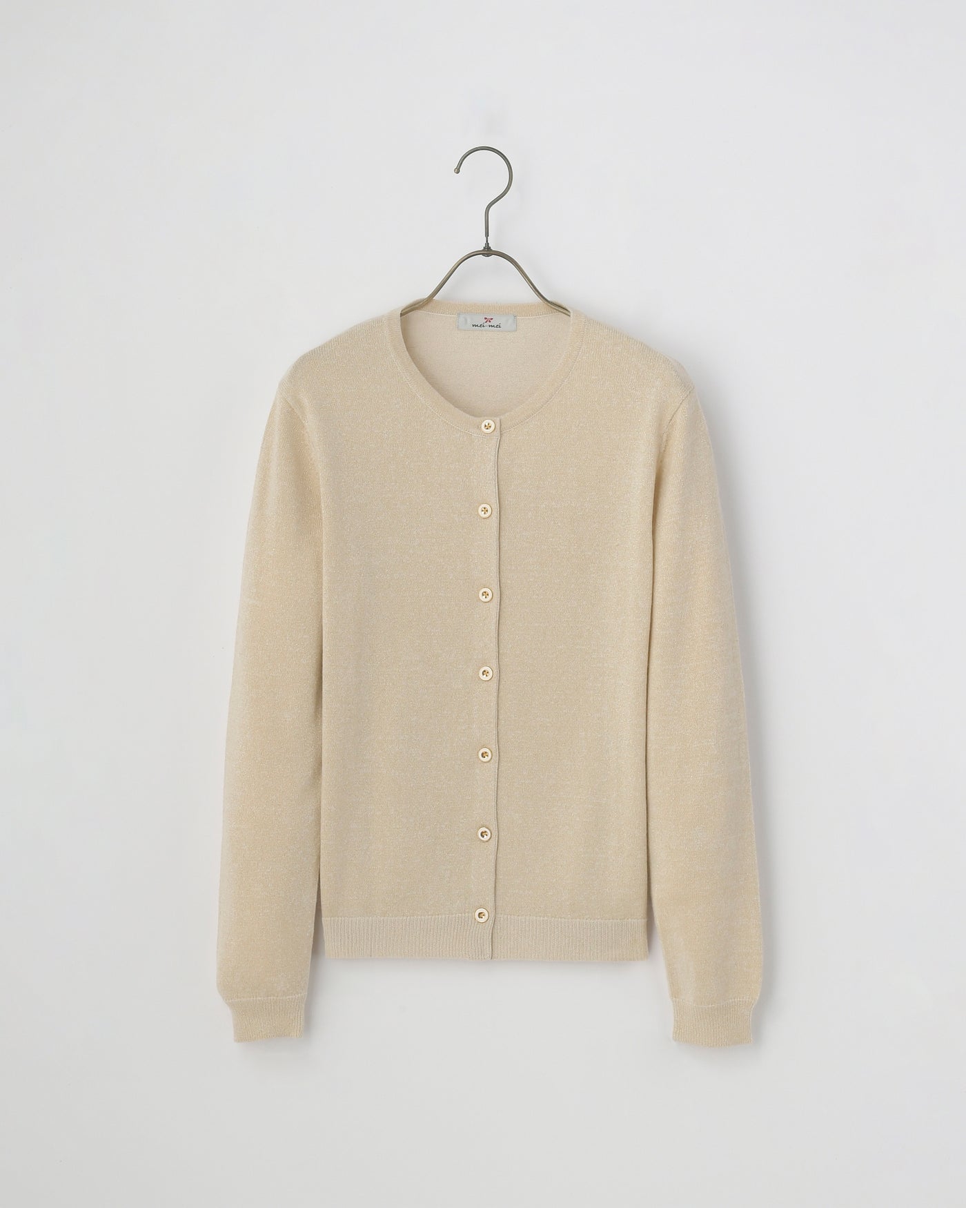 【mei-mei】25シルクカシミヤALLラメカーディガン②