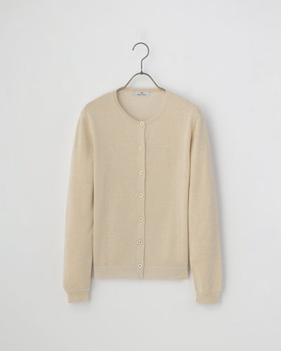 【mei-mei】25シルクカシミヤALLラメカーディガン②