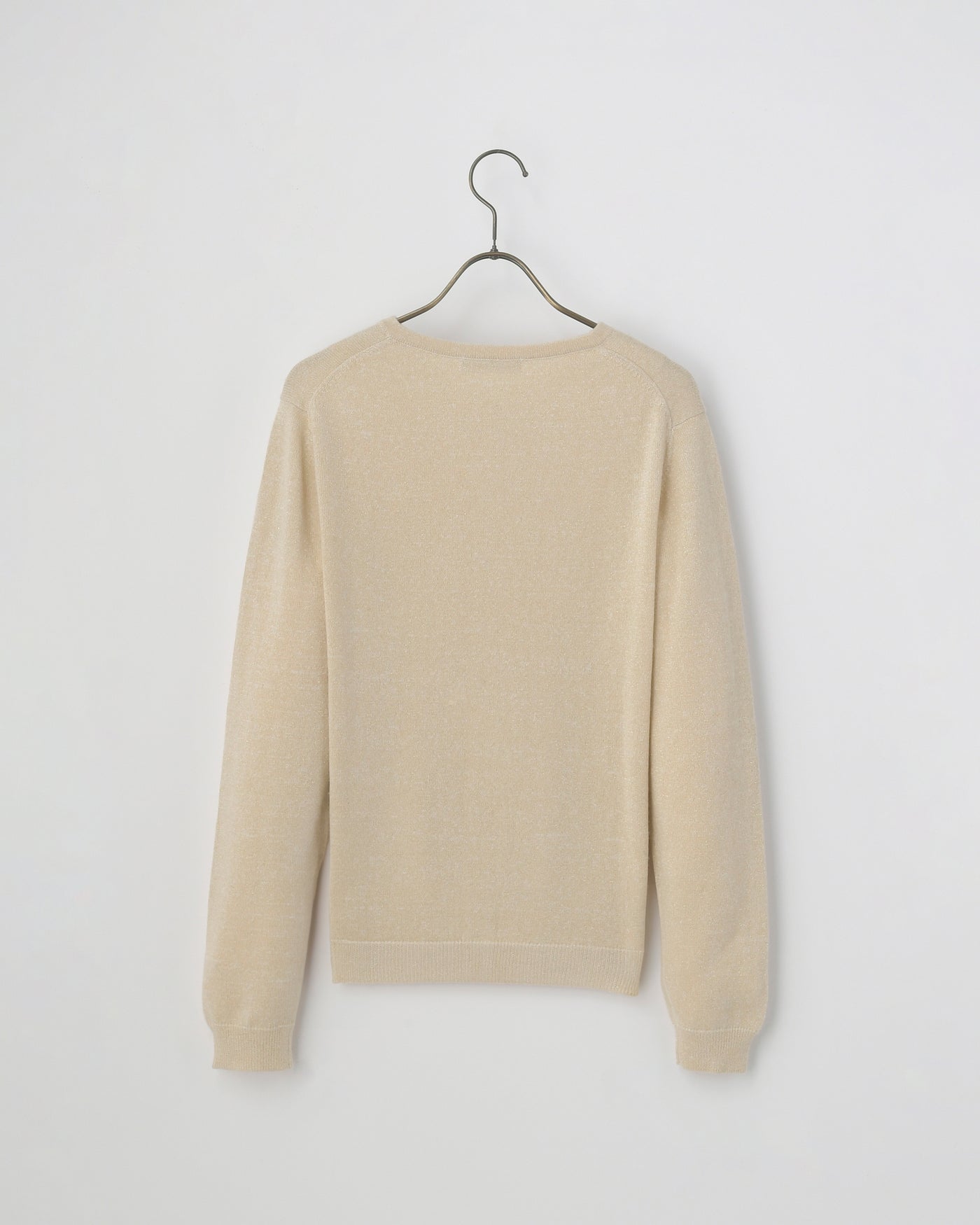 【mei-mei】25シルクカシミヤALLラメカーディガン②