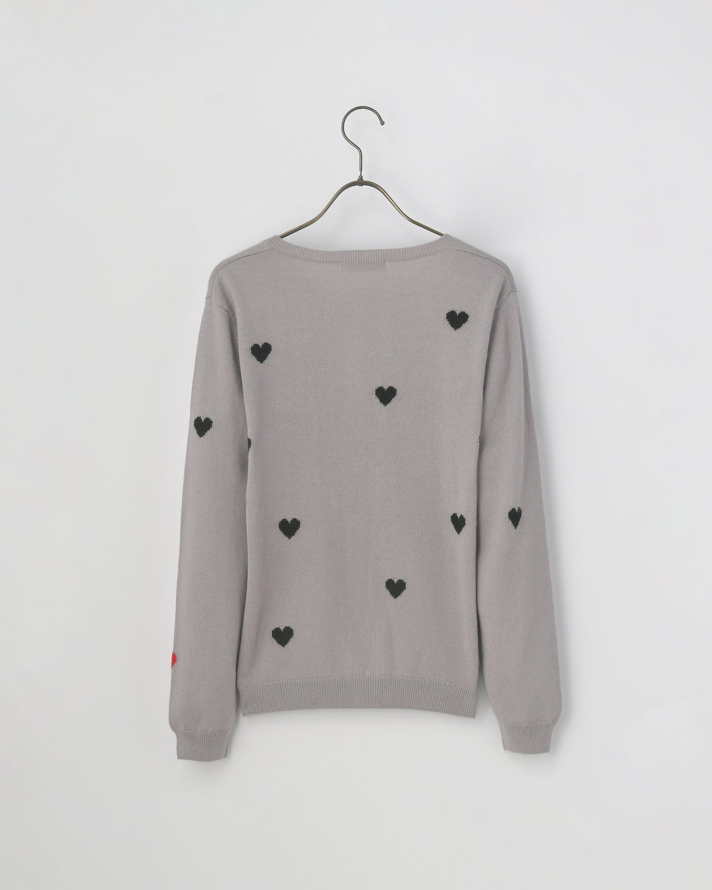 【mei-mei】25シルクカシミヤハートフルカーディガン