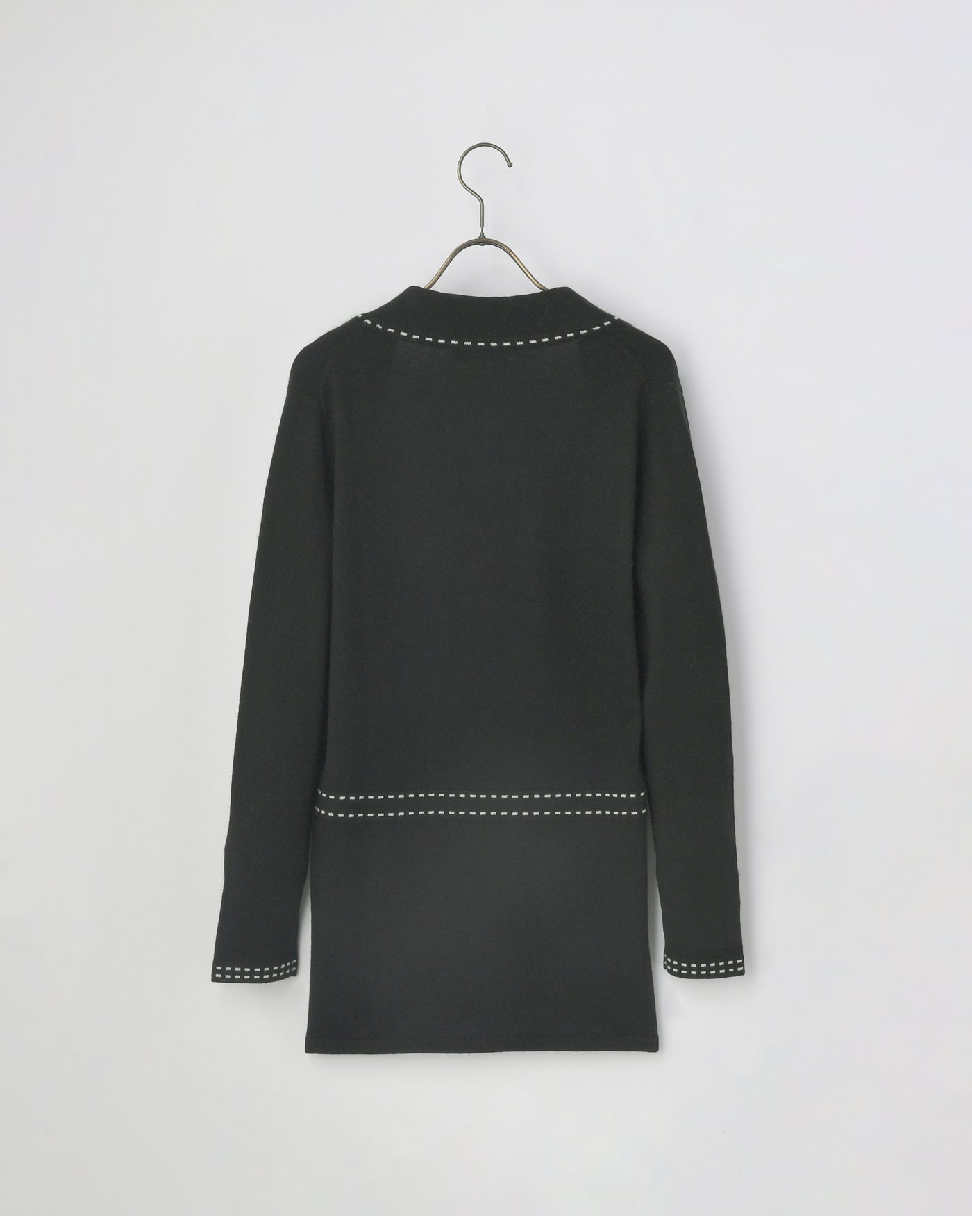 【mei-mei】25シルクカシミヤトップラインカーディガン