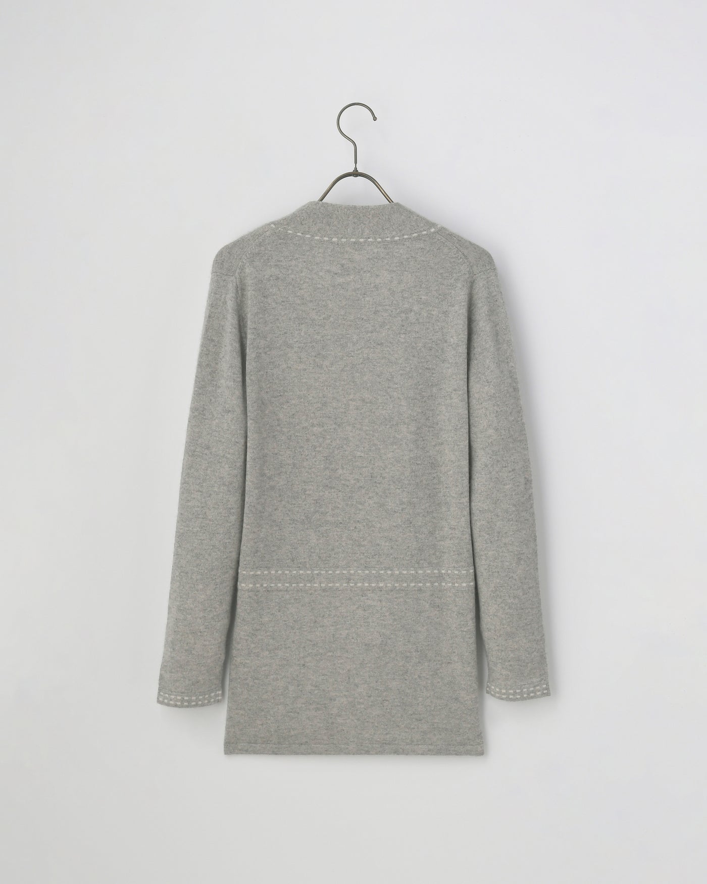 【mei-mei】25シルクカシミヤトップラインカーディガン