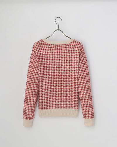 【mei-mei】25シルクカシミヤ千鳥カーディガン