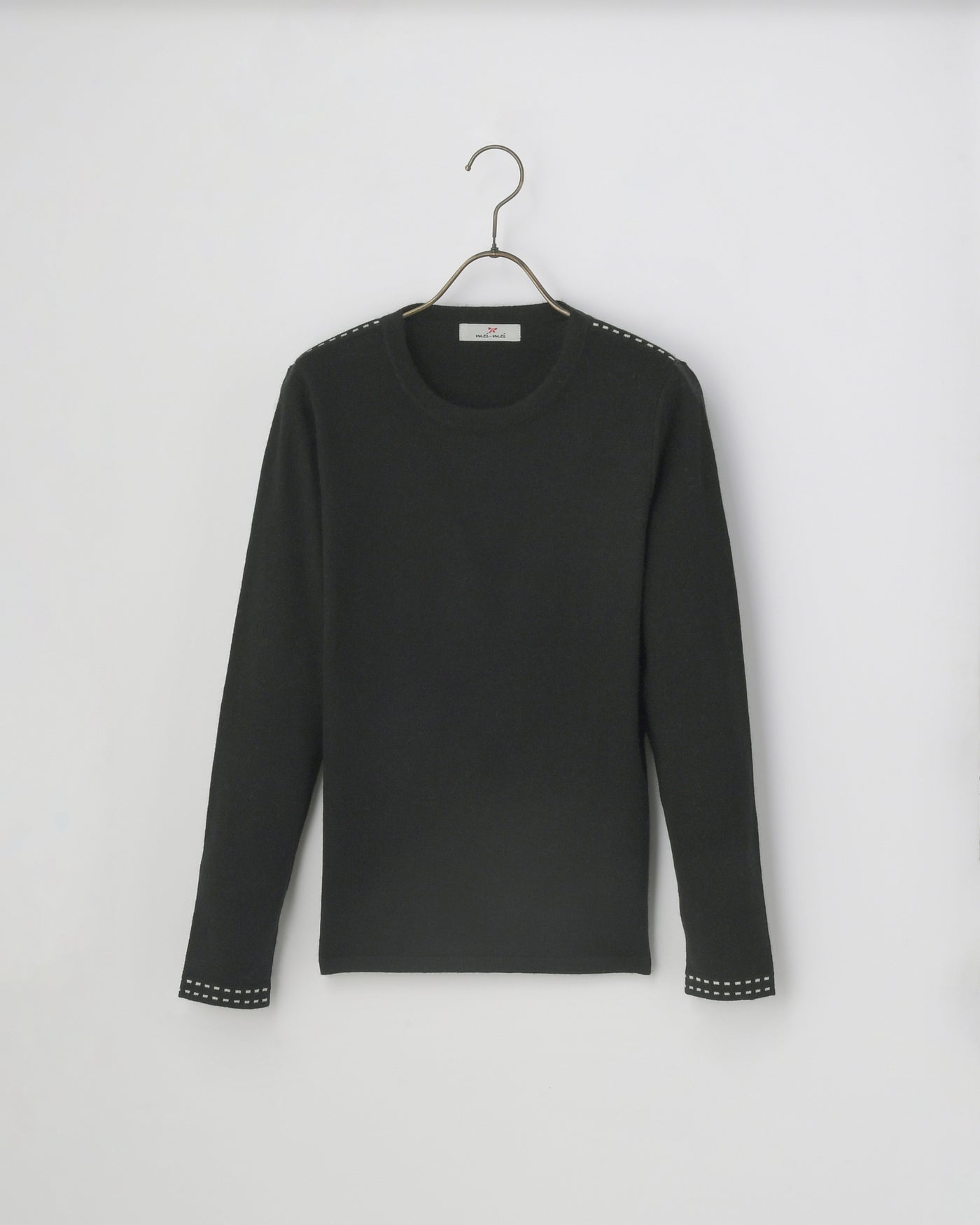 【mei-mei】25シルクカシミヤトップラインセーター