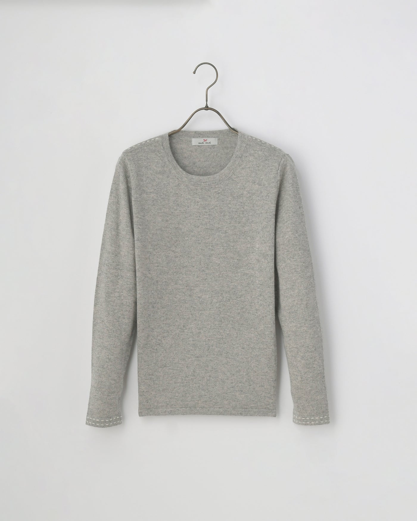 【mei-mei】25シルクカシミヤトップラインセーター