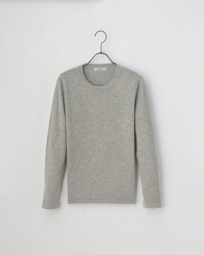 【mei-mei】25シルクカシミヤトップラインセーター