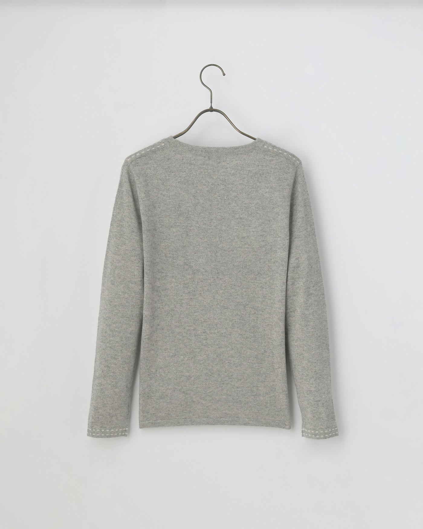 【mei-mei】25シルクカシミヤトップラインセーター