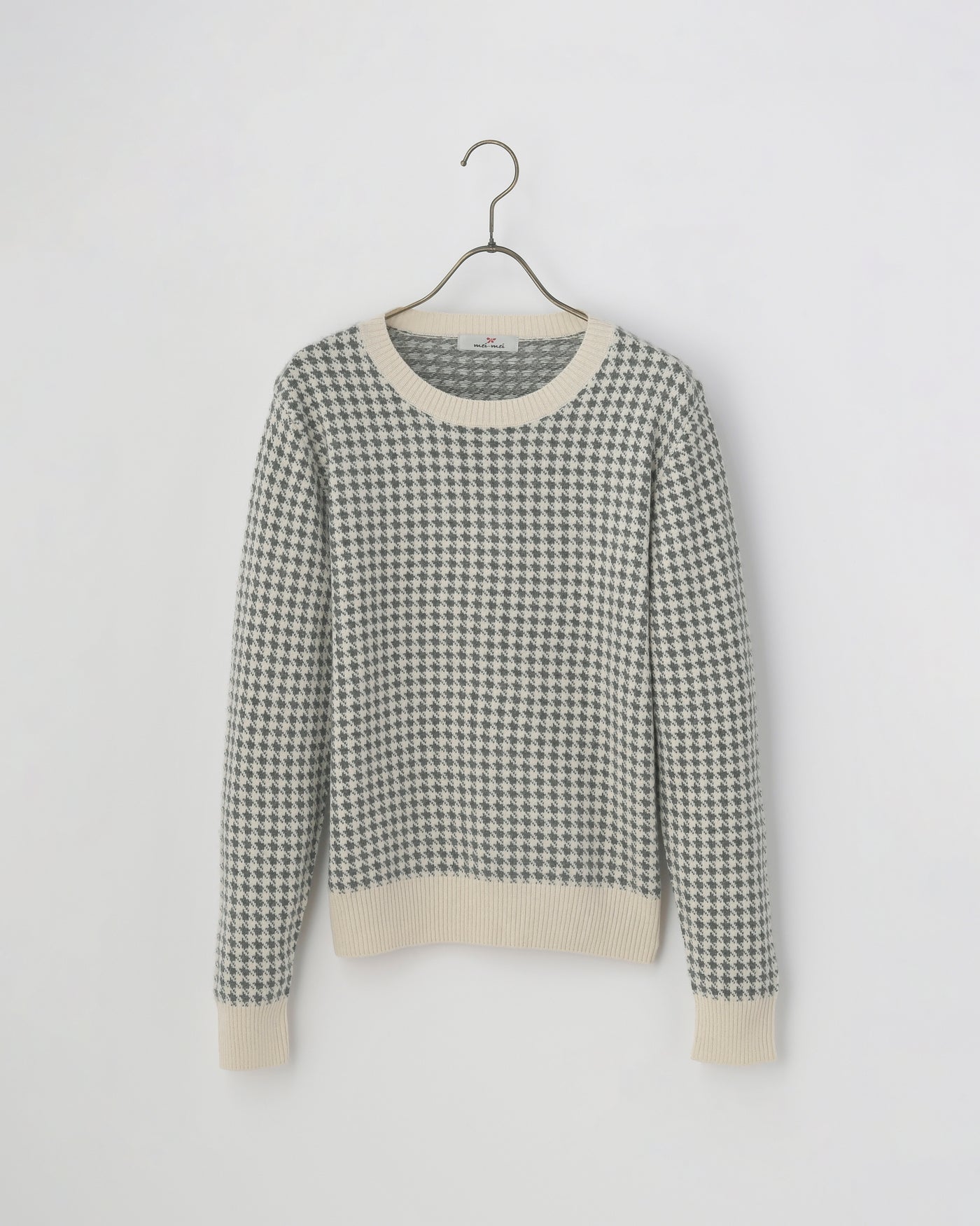 【mei-mei】25シルクカシミヤ千鳥セーター