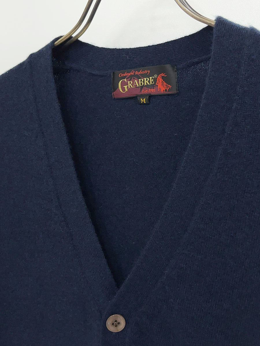 GRABRE/メンズ】最高級カシミヤ100%カーディガン – プラチナ GRABRE/メンズ】最高級カシミヤ100%カーディガン – プラチナ