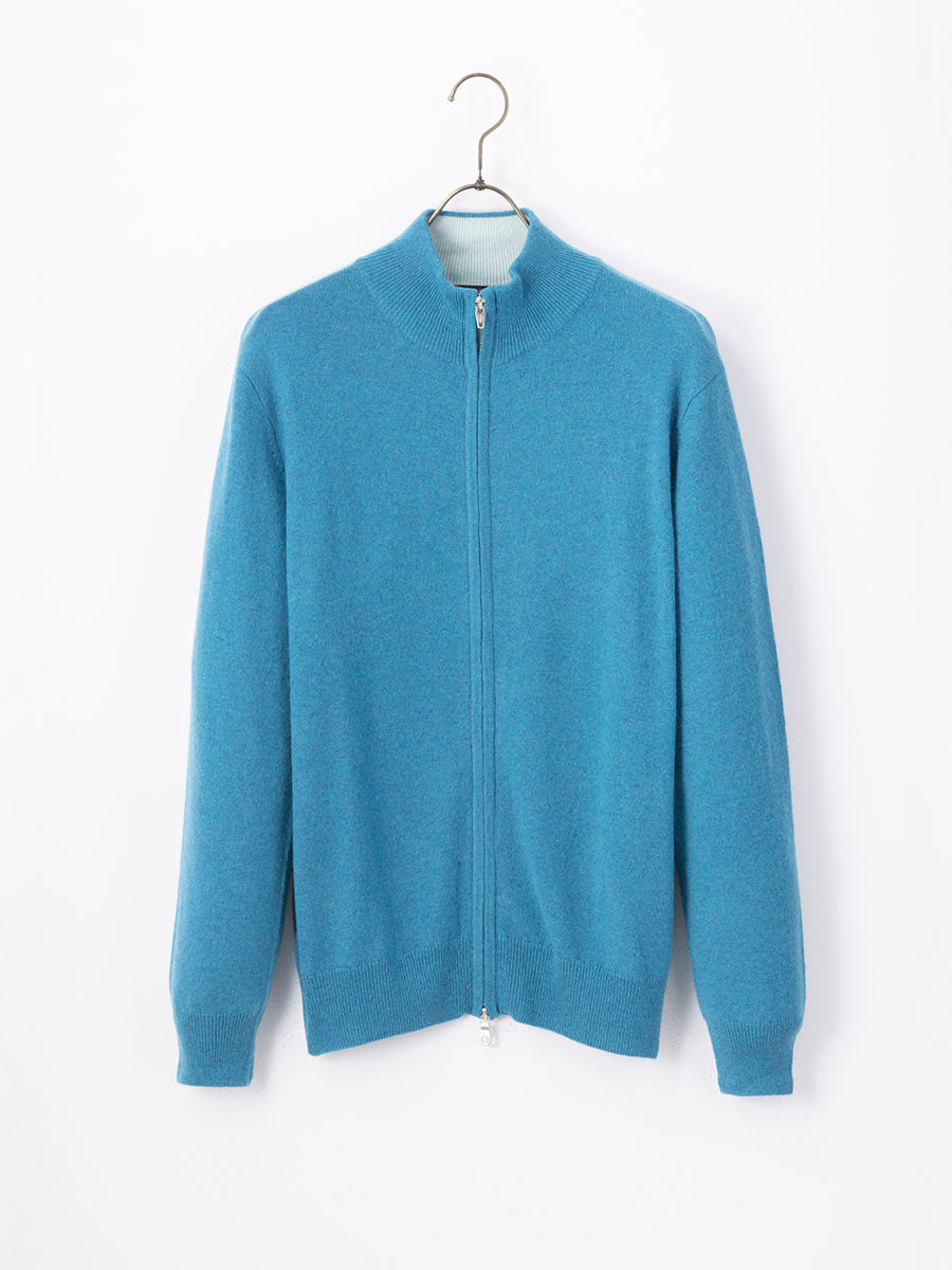 tibi カシミヤ　ジップアップ　ニット　セーター Deuxieme Classe ニット セーター *「Tibi/ティビ」RIBBED ZIPUP