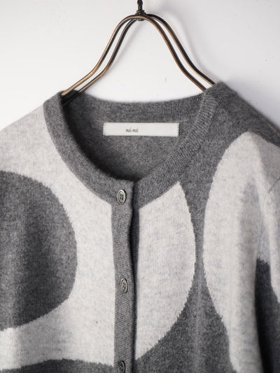 【PLATINUM mei-mei】25カシミヤ100％フォーリングカーディガン
