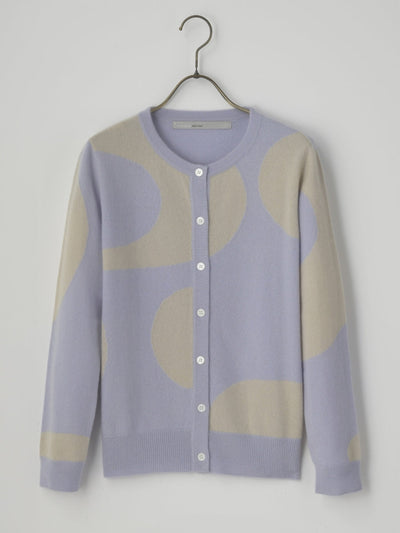 【PLATINUM mei-mei】25カシミヤ100％フォーリングカーディガン