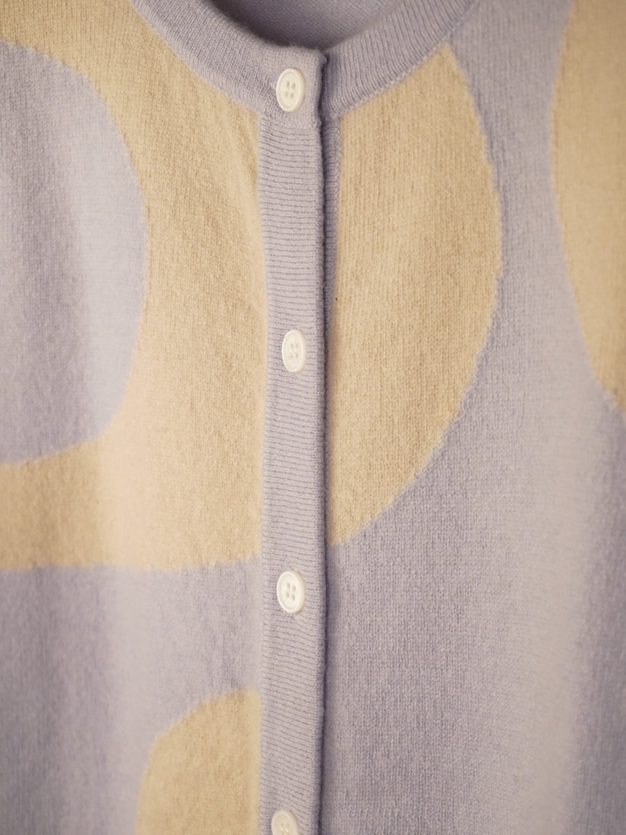 【PLATINUM mei-mei】25カシミヤ100％フォーリングカーディガン