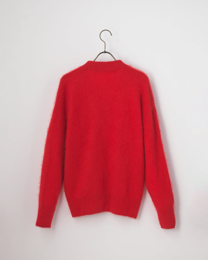 PLATINUM mei-mei】25-26 カシミヤ100％ミンク加工カーディガン