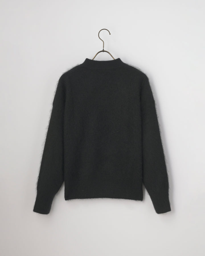 PLATINUM mei-mei】25-26 カシミヤ100％ミンク加工クルーネック