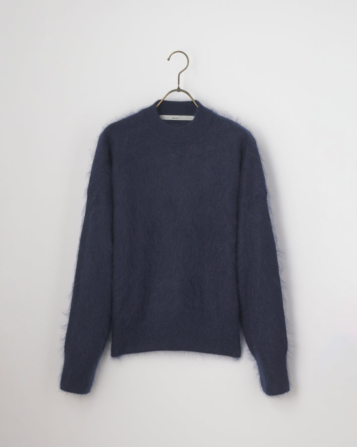 PLATINUM mei-mei】25-26 カシミヤ100％ミンク加工クルーネック