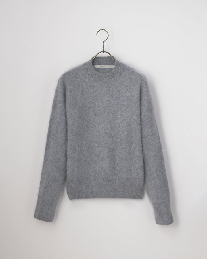 PLATINUM mei-mei】25-26 カシミヤ100％ミンク加工クルーネック