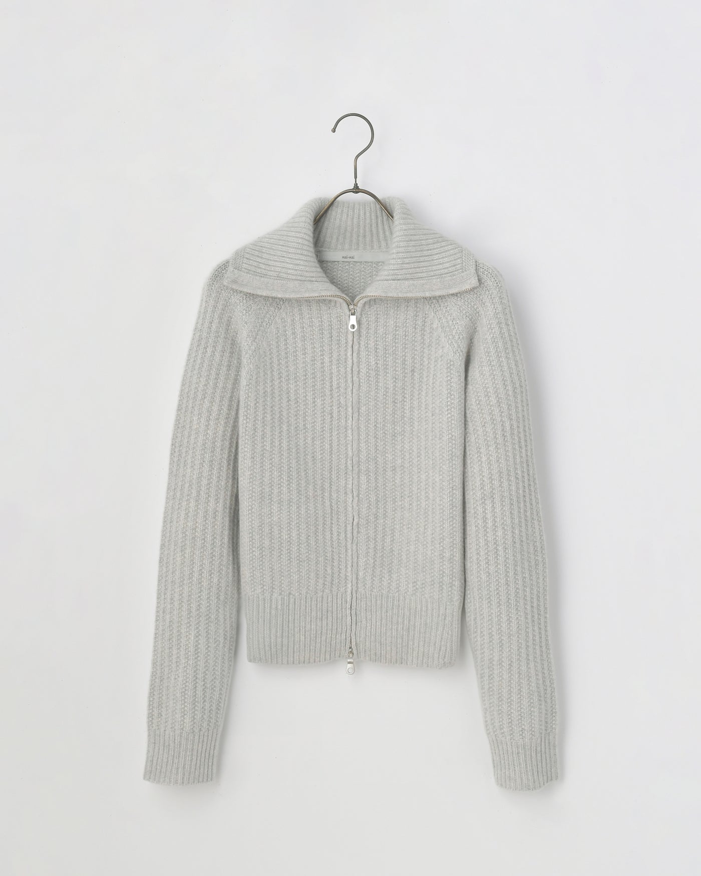 定価99,000円 PLATINUM-MEI-MEI 高級 カシミヤカーディガン PLATINUM mei-mei】25-26 カシミヤ100％カイトジップアップ